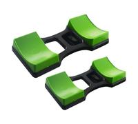 TOYANDONA 2pcs Small Dumbbell Rack Stand for Home Gym Dual-layer Plastic Weight Storage with Anti-slip Base Sturdy Fitness Dumbbell Holder for Organized Workout Space
