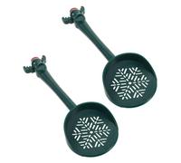 TOYANDONA 2pcs Small Hamster Scoop Plastic Sand Sifter for Urine Sand and Bath Cleaning Pet Poop Scooper for Cage and Toilet Compact Design for Small Animals