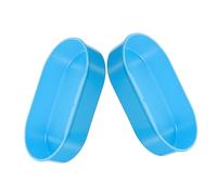 TOYANDONA 2pcs Small Medical Pill Counting Tray Plastic Tablet Organizer for Daily Medication Sorting and Dispensing Streamlined Design for Hospital Cart Use Easy-Clean Medicine Storage Box