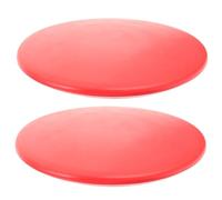 TOYANDONA 2Pcs Softball Pitching Control Tool Mini Reusable Throwing Discs for Training Aid with Non-slip Edge and Design Vibrant Colors for Outdoor Softball Pitchers