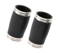 TOYANDONA 2pcs Soprano b Flat Clarinet Two Section Tube Pitch Supply Portable Wind Instrument Accessories for Musician Equipment