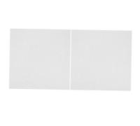 TOYANDONA 2pcs Sound Absorbing Acoustic Wall Panels White Soundproof Padding for Home Studios Offices and Theaters Easy to Install Compact and Portable Soundproofing