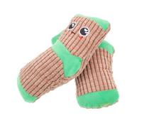 TOYANDONA 2Pcs Squeaky Plush Pet Chewing for Dogs and Cats Puppy Bite Teether to Stress and Prevent Destructive Behavior Interactive Resistant Playmates