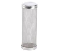 TOYANDONA 2pcs Stainless Steel Aquarium Filter Mesh Covers 12mm 16mm Cylinder Intake Protective Net for Fish Tank Canister Filter Accessories