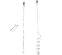 TOYANDONA 2pcs Stainless Steel Bird Fruit Holder and Vegetable Hanging Feeder for Small Animals and Birds Multi-functional Entertaining Design Suitable and Small Animal Hutches