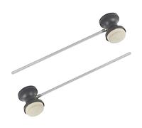 TOYANDONA 2pcs Stainless Steel Felt Drum Pedal Hammers Instrument Accessories for Enhanced Sound for Drum Kits Performance