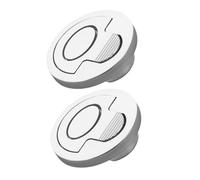 TOYANDONA 2pcs Stainless Steel Hatch Latch Lock Flush Pull Handles for Boat Durable Recessed Lift Ring for Deck Floor and Hatch Covers Multipurpose Heavy Duty Hardware