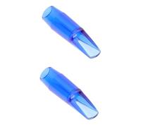 TOYANDONA 2pcs Standard Saxophone Flute Head Alto Saxophone Replacement Accessories Plastic Head for Musical Instrument Supplies Hand-made Tools