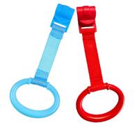 TOYANDONA 2pcs Standing Pull Tabs Nursery Bed Rings Walking Assist Tools for Newborns Crib Hanging Pull Rings