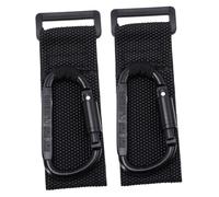 TOYANDONA 2pcs Stroller Hooks Non-Slip Alloy Hanging Hooks for Shopping Cart and Pram Handles, Increase Storage Space for Nursery and Shopping Bags