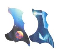 TOYANDONA 2pcs Stylish Guitar Pickguard Pickguard for Guitar Decorative Protective Plate Scratching Plate for Christmas Decorations
