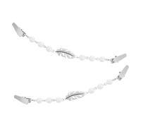 TOYANDONA 2pcs Sweater Scarf Buckle Cardigan Clasp Chain for Women Shirt Cincher Clip Scarf Clips for Women to Wear Sweater Shawl