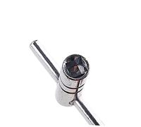 TOYANDONA 2pcs T-shaped Drum Key Wrench Silver Fast Loading Unloading Drum Tuning Tool Essential Hand Drummer Accessory for Set Maintenance