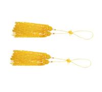 TOYANDONA 2pcs Tai Chi Sword Tassels Cloth Material Traditional Chinese Knot Decorations for Martial Arts Performance and Competition Accessories
