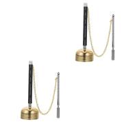 TOYANDONA 2pcs Temple Buddhist Supply Chime Dharma Ritual Utensil for Meditation Prayer Decorative Instrument for Home Bedroom and Temple Use
