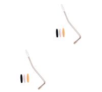 TOYANDONA 2pcs Thread Guitar Tremolo Arm Tips for Electric Guitar Whammy Bar Arm Golden Finish Easy Installation for Enhanced String Tension and Tone