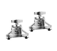 TOYANDONA 2pcs Tom Mount Bracket Drum Stand Zinc Alloy Base Drum Leg Clamp Easy Install