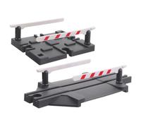 TOYANDONA 2pcs Train Track Accessories Railway Barrier Plastic Expansion for DIY Model Trains Compatible with Railway Stations Easy Installation Rail Road Blocks