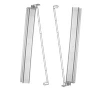 TOYANDONA 2pcs Transparent Plastic Mahjong Pusher and Rack Versatile Mahjong Equipment for Western American Style Games Easy Tile Arrangement and Pushing Tool for Family Entertainment