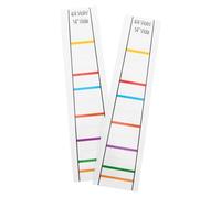 TOYANDONA 2pcs Transparent Violin Finger Position Stickers for Beginners Clear Decals for Accurate Finger Placement and Scale Learning Standard Violin Fit Use Fingerboard Guide Labels