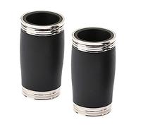 TOYANDONA 2pcs Treble Pitch Clarinet Two Section Tubes Musical Instrument Accessories for Beginners Professionals Smooth Finish for Elegant Sound