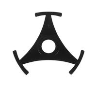 TOYANDONA 2pcs Triangle Vinyl Record Adapter for 45 Rpm Records, Compatibility Plastic Insert for Precise Positioning on 7 Inch Turntables, for Dj Parties and Gatherings