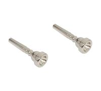 TOYANDONA 2pcs Trumpet Mouthpiece Replacement Silver Material for King Trumpets Enhanced Sound