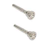 TOYANDONA 2pcs Trumpet Mouthpiece Silver Professional Replacement for King Trumpets