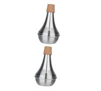 TOYANDONA 2pcs Trumpet Practice Mute Trumpet Straight Mute for Beginner Accessories Silenced for Musical Instrument Practice