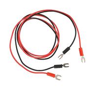 TOYANDONA 2pcs Type Electrical Test Cable Line for Physics Laboratory Insulated Circuit Connection Wire Test for Secure Hands Connection for Educational Use