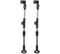 TOYANDONA 2pcs Universal Bicycle Umbrella Holder - Outdoor Adjustable Clamp Brackets Folding Umbrella Support for Electric Bicycle Scooter Rainy Sunny Days