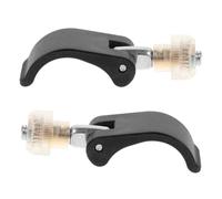 TOYANDONA 2pcs Universal Trekking Pole Lock with External Handle and Nylon Fastener Clip Portable Hiking Walking Pole Accessory for Outdoor Hill Walking