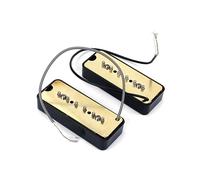 TOYANDONA 2pcs Upgrade Your Bass Guitar Soapbar Pickup Single Coil Pvc Coated Wire Ceramic Magnet Black Easy Install