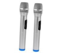 TOYANDONA 2pcs Vintage Microphone Props for Lightweight Pretend Play Microphone for Party Fun for Singing Recording Imagination Safe Materials for Boys