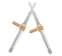 TOYANDONA 2pcs Violin Bow Frog Screw Accessories Metal Repair Tool for Violin Rod Maintenance Lightweight Easy to Install Practical Parts