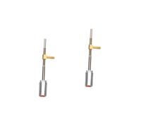 TOYANDONA 2pcs Violin Cello Bow Frog Screw Accessory for Violin Practicing Metal Bow Frog Supply for Musical Instrument Parts