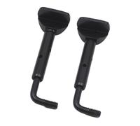TOYANDONA 2pcs Violin Chin Rest Screws 3/4 4/4 Removable Clamp Black Music Accessories