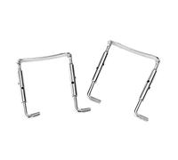 TOYANDONA 2pcs Violin Chinrest Screws Metal Adjustable 4/4 3/4 Size Universal Fiddle Chin Rest Replacement Screws Violin Parts Accessories for String Instruments