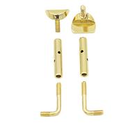 TOYANDONA 2pcs Violin Chinrest Screws Violin Accessory DIY Helping Tools for Instrument Accessories Screws for Use