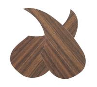 TOYANDONA 2pcs Walnut Wood Grain Acoustic Guitar Pickguards Anti-scratch Pvc Pickguard for Guitar Parts