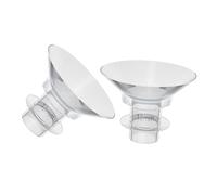 TOYANDONA 2Pcs Wearable Silicone Flange Inserts for Electric Breast Pump Safe Durable Accessories Washable Practical Breast Pump Parts for Convenient Milk Expression