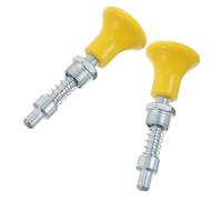 TOYANDONA 2pcs Weight Stack Pin with Self-locking Design and Enhanced Safety Connection, Stainless Steel and Plastic Spring Loaded Pull Pin Knob for Gym Machine Parts and Fitness Studios