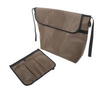 TOYANDONA 2pcs Wheelchair Armrest and Backrest Organizer Bags with Multi-Pockets, Quick Attach Straps, Wear-Resistant Polyester Fabric, Hands-Free Convenience for Disabled and Seniors