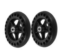 TOYANDONA 2pcs Wheelchair Wheels Replacement Solid Tires with Honeycomb Design Front and Rear Caster Wheels for Walkers Resilient Central Mobility Scooter Accessories