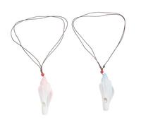 TOYANDONA 2pcs Whistle Toy for Boy Girl Ceramic Whistle Pendants Party for Boys and Girls