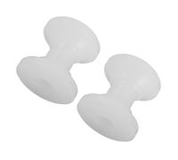 TOYANDONA 2pcs White Nylon Bow Anchor Roller Guide for Boats and Kayaks | Shock Resistant, Wear Resistant Replacement Part, Quick Installation, Fits Anchor Chain, Marine Accessory