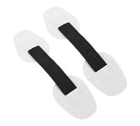 TOYANDONA 2pcs White Pvc Kayak Paddle Handles Grip Replacement for Inflatable Canoe Paddleboards with Rivet Kayak Side Handles Boat Paddle Accessories for Water Sports