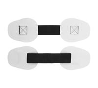 TOYANDONA 2pcs White Pvc Strap Kayak Handles for Inflatable Boats and Paddleboards, Replacement Side Mount Carry Handles Soft Grip, Suitable for Surfboards and Canoes