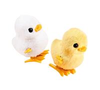 TOYANDONA 2Pcs Wind-up Duck Jumping Animal Plaything for Funny Walking for Easter Birthday and Festival Enhances Coordination and Active Play