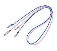 TOYANDONA 2pcs Winter Mitten Clips with Elastic Strap for Adults Soft Glove Holder Clips in Pink and Blue Finger Separated Design for Dexterity Cozy Ski Glove Rope Accessory
